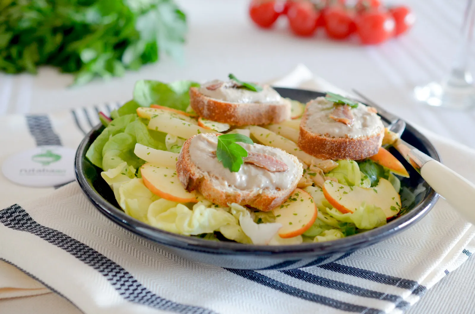 Salade Toasts Anchoiade Maison (7 Sur 7)