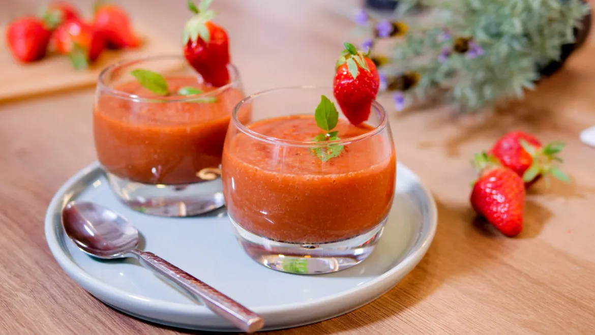 Gaspacho Fraise Tomate (2 Sur 4)