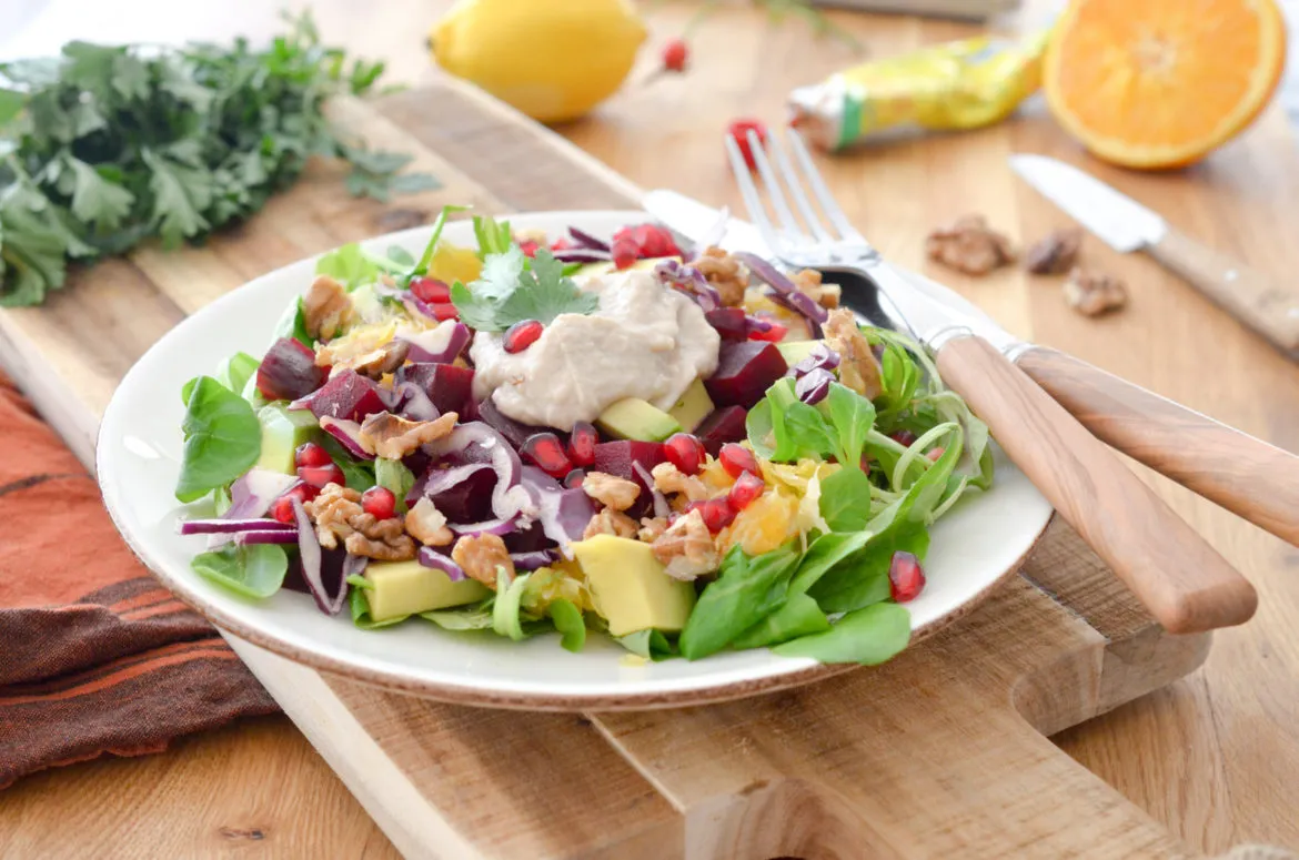 Salade Vegan Houmous Betterave 3