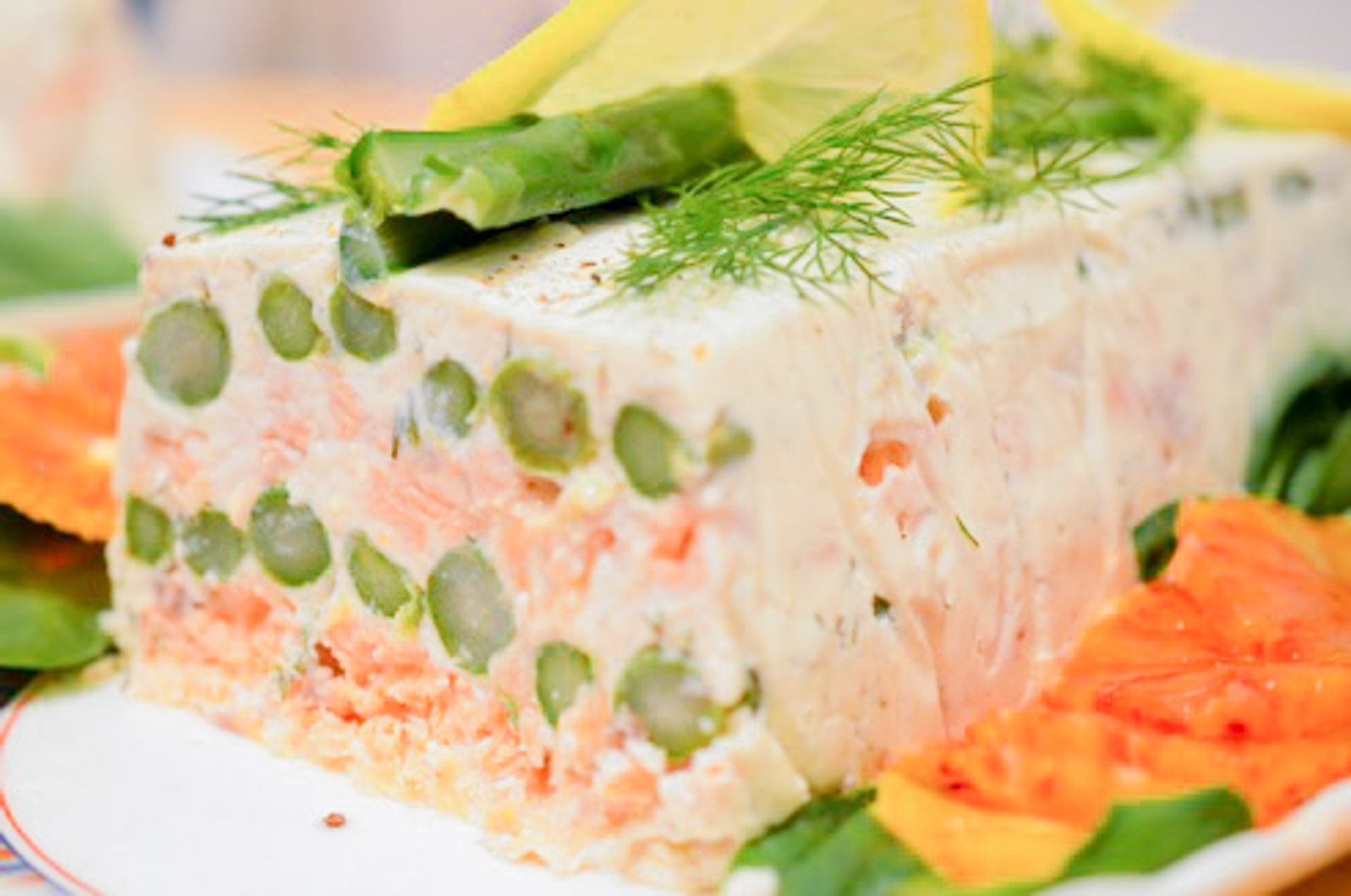 Terrine de Pâques Saumon Asperges Les Pépites de Noisette