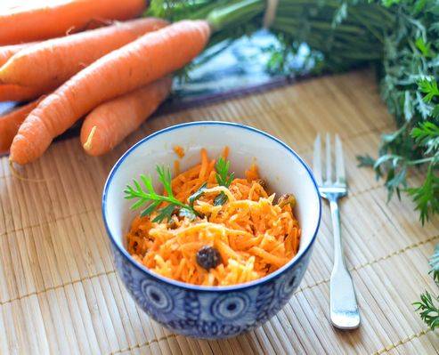 Salade de carottes râpées