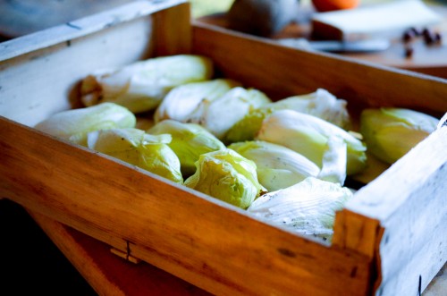 Tatin d'endives caramélisées