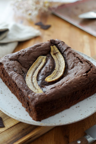 Recette Brownie Chocolat Banane 4