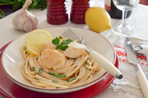 Linguine aux Saint-Jacques