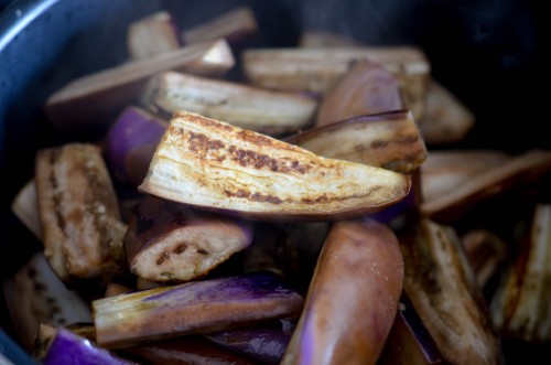 Curry d'aubergine à la citronnelle