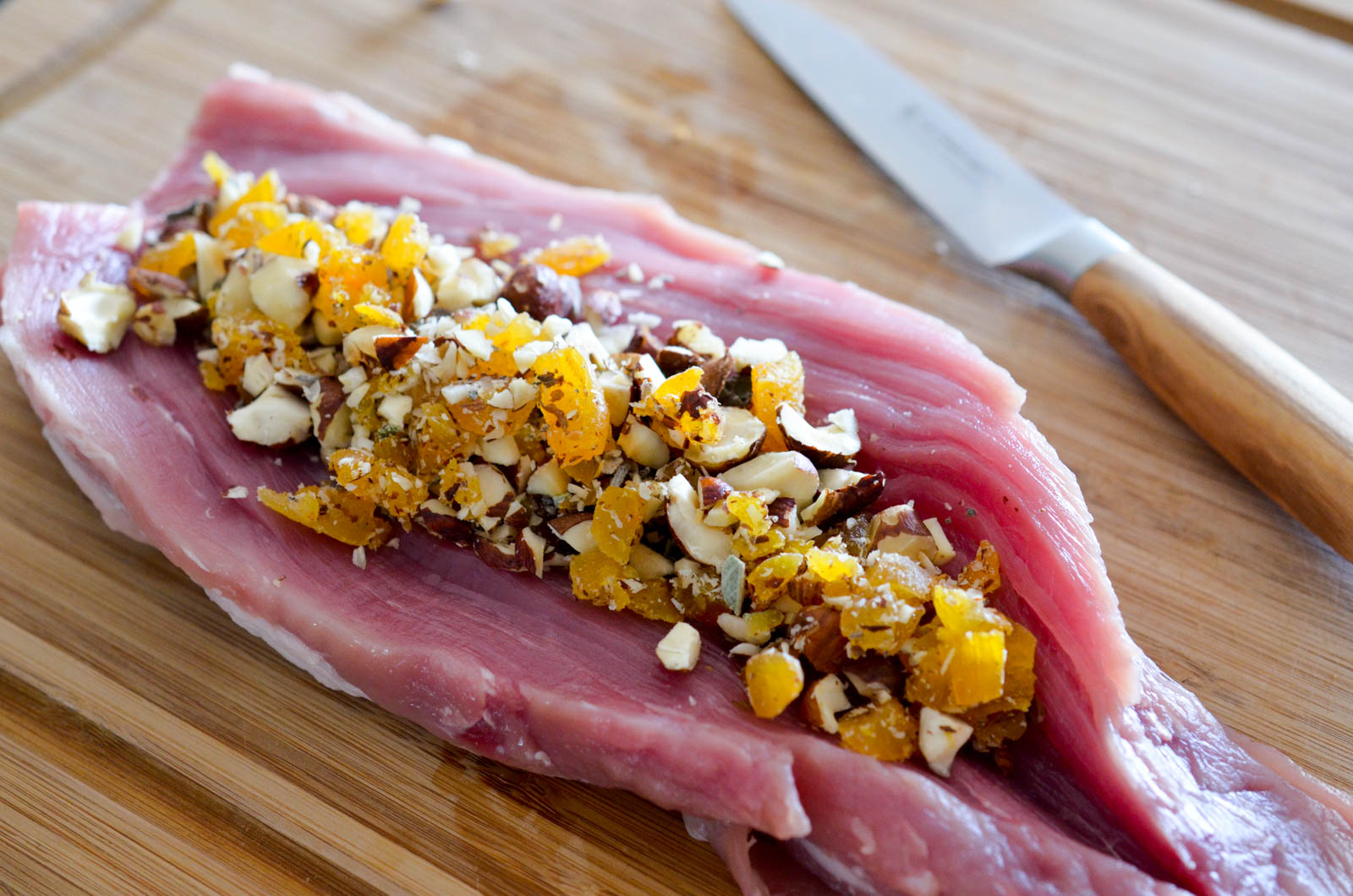 Filet mignon de porc aux abricots et à la sauge Les Pépites de Noisette