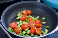 Spaghettis_Merguez_tomates_fèves (5 sur 9)