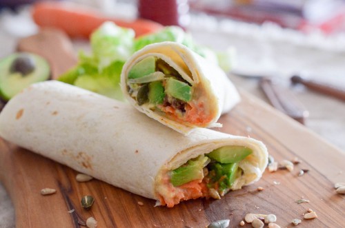 Veggie Wrap au houmous