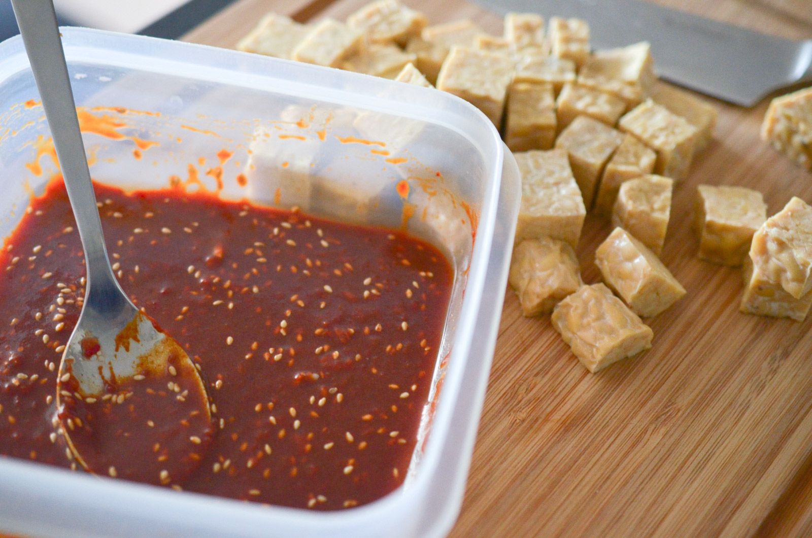 Tempeh au gochujang Les Pépites de Noisette