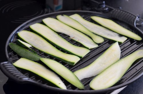 Croque Monsieur végétarien courgettes emmental