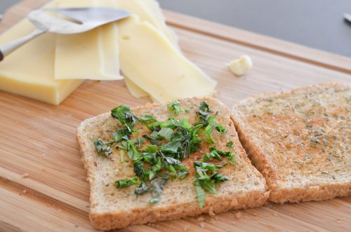 Croque Monsieur végétarien courgettes emmental