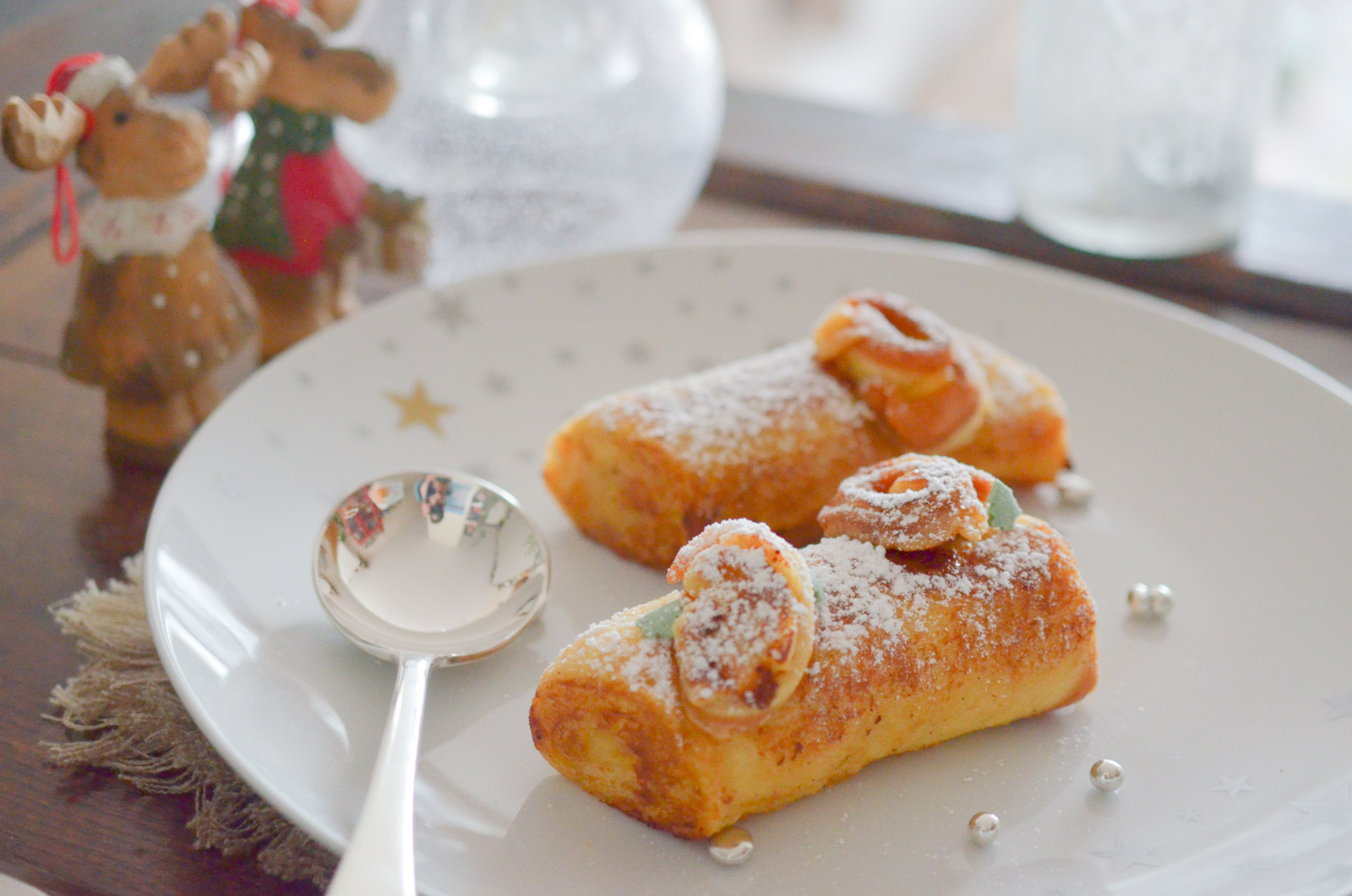 Recette de Bûche de Noël Pomme-Caramel Maison