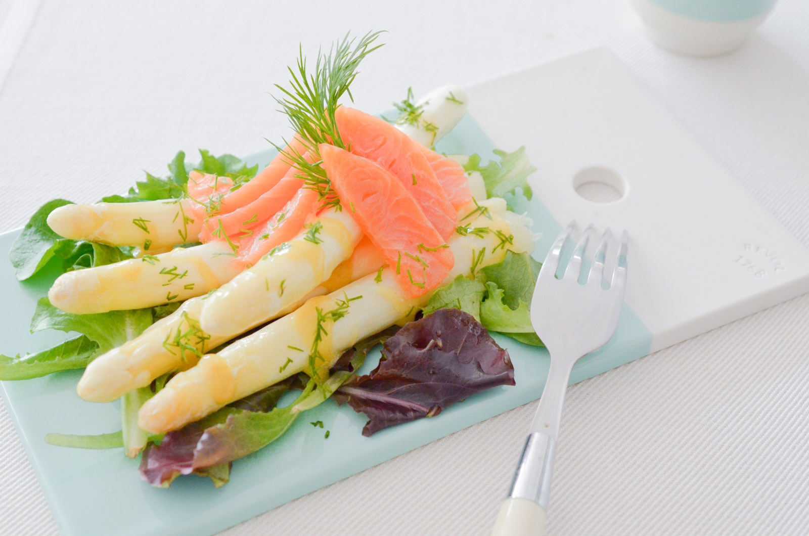 Salade Asperges Blanches Aneth Saumon (8 Sur 9)