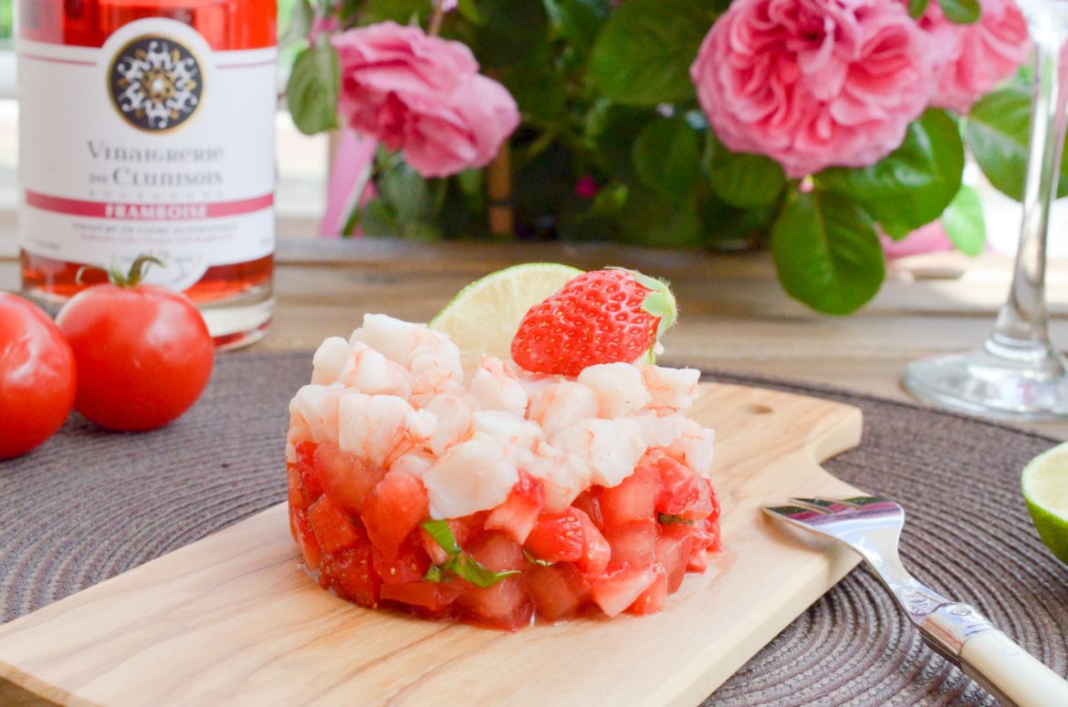 Tartare Gambas Fraises Vinaigre Framboise (4 Sur 16)