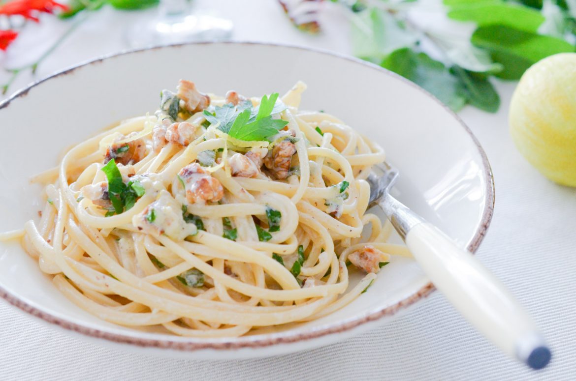 Linguine Sauge Citron Noix (3 Sur 10)