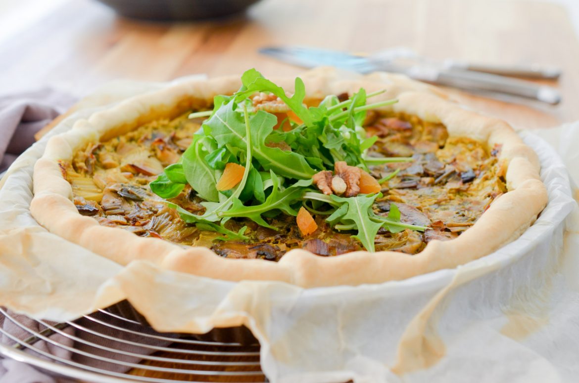 Tarte Poireaux Champignons Tofu Soyeux (1 Sur 11)