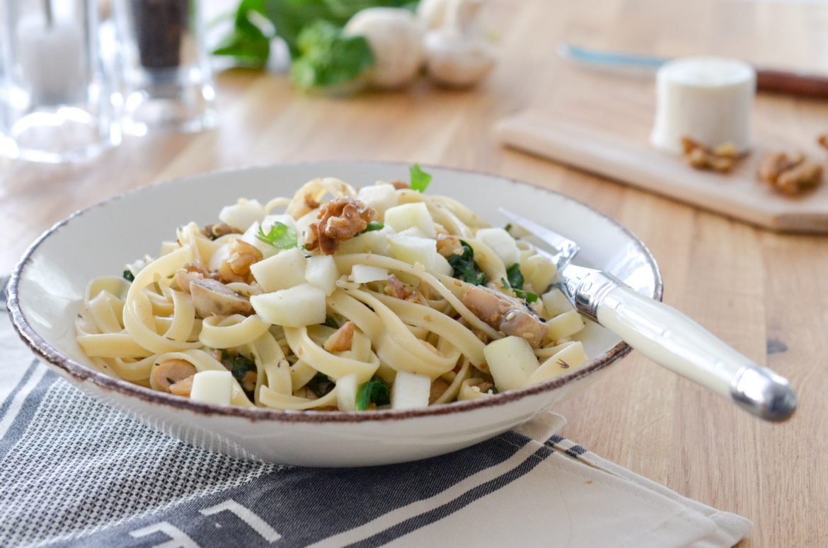 Fettuccine Poire Chevre Noix (1 Sur 8)