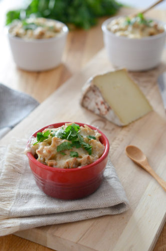 Gratin de crozets à la Tomme