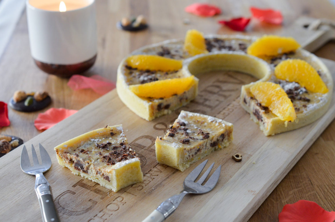 Tarte Chocolat Ricotta Orange (7 Sur 13)