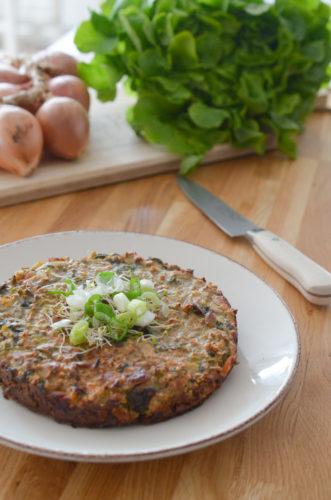 Galette aux légumes et kasha