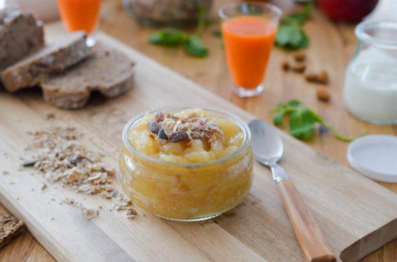 Compote de pommes au micro onde spécial Coco Sweet Les Pépites de