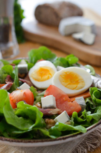 Salade fermière au petit perche