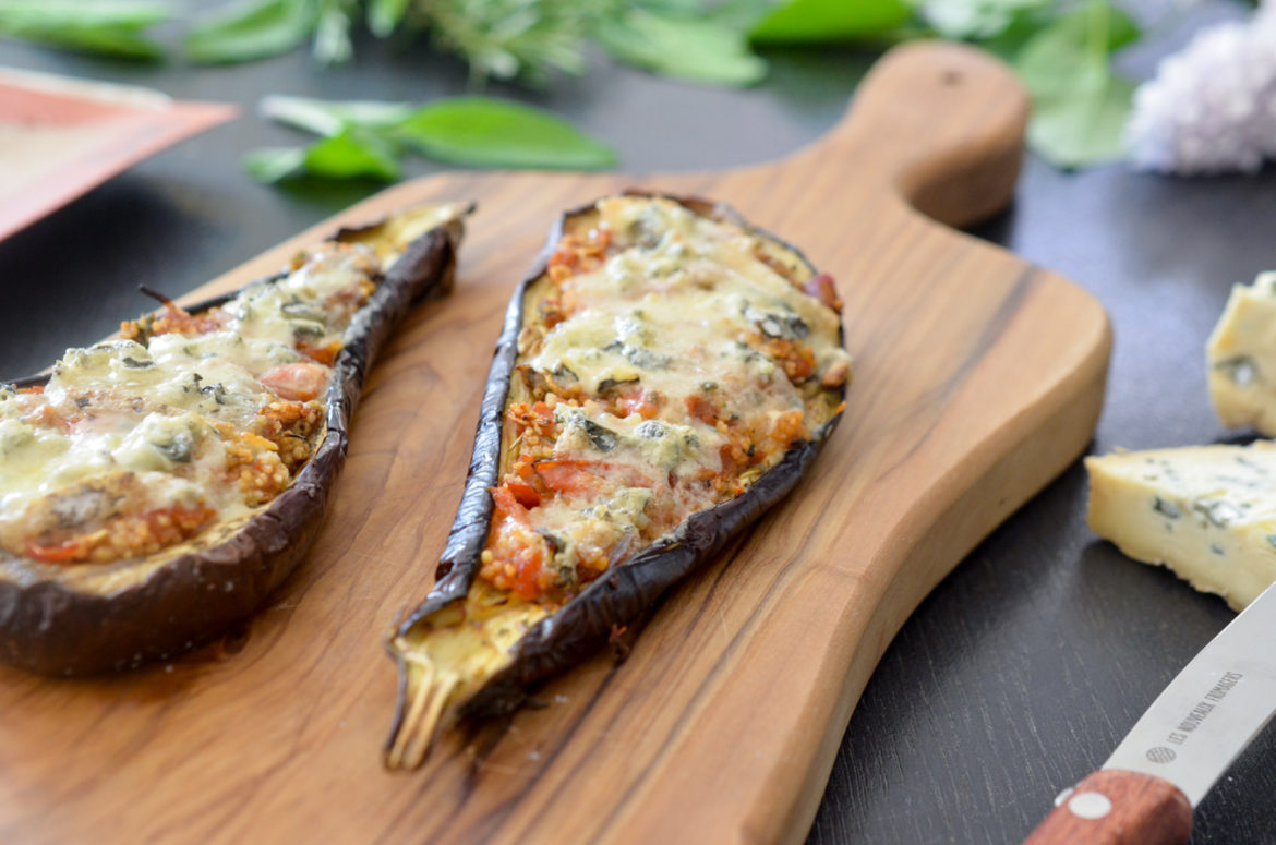 Aubergines Farcies Bleu (4 Sur 11)