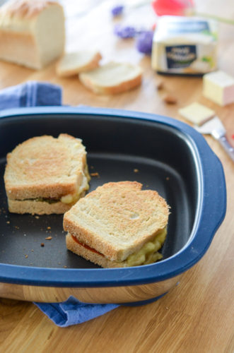 Croque monsieur au pesto