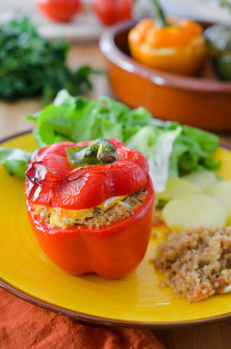 Rocoto Relleno ... ou les poivrons farcis à la Péruvienne