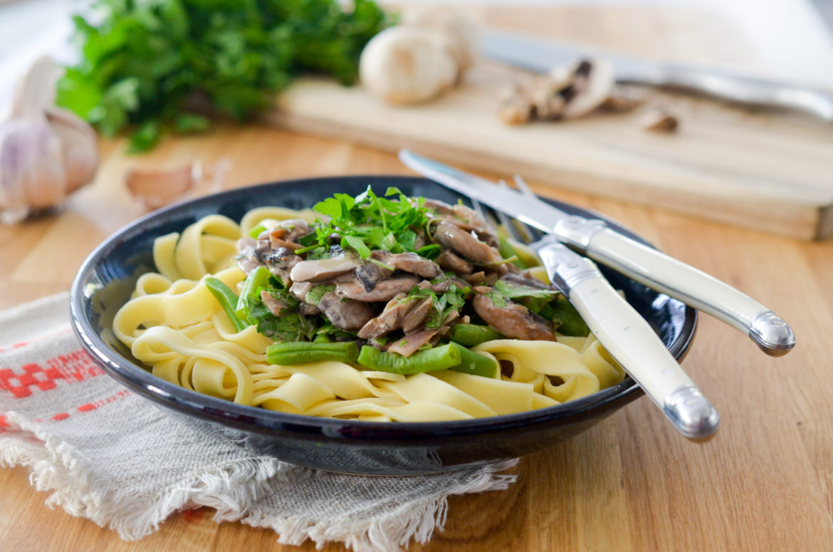 Tagliatelles Strogonoff Champignons (2 Sur 7)