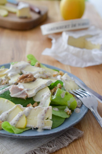 Salade Normande au camembert fermier