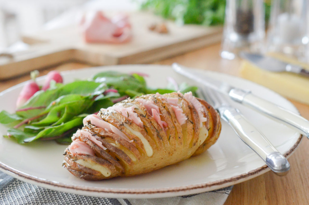 Hasselback Potatoes Jambon (7 Sur 9)