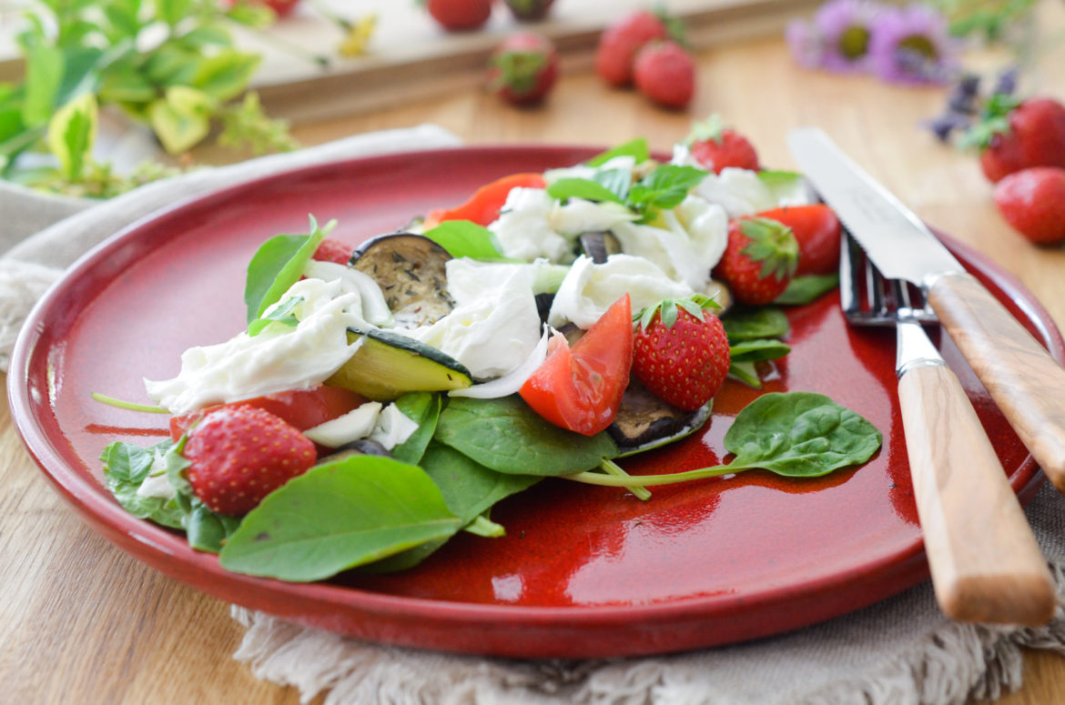 Salade Burrata Fraises (5 Sur 10)