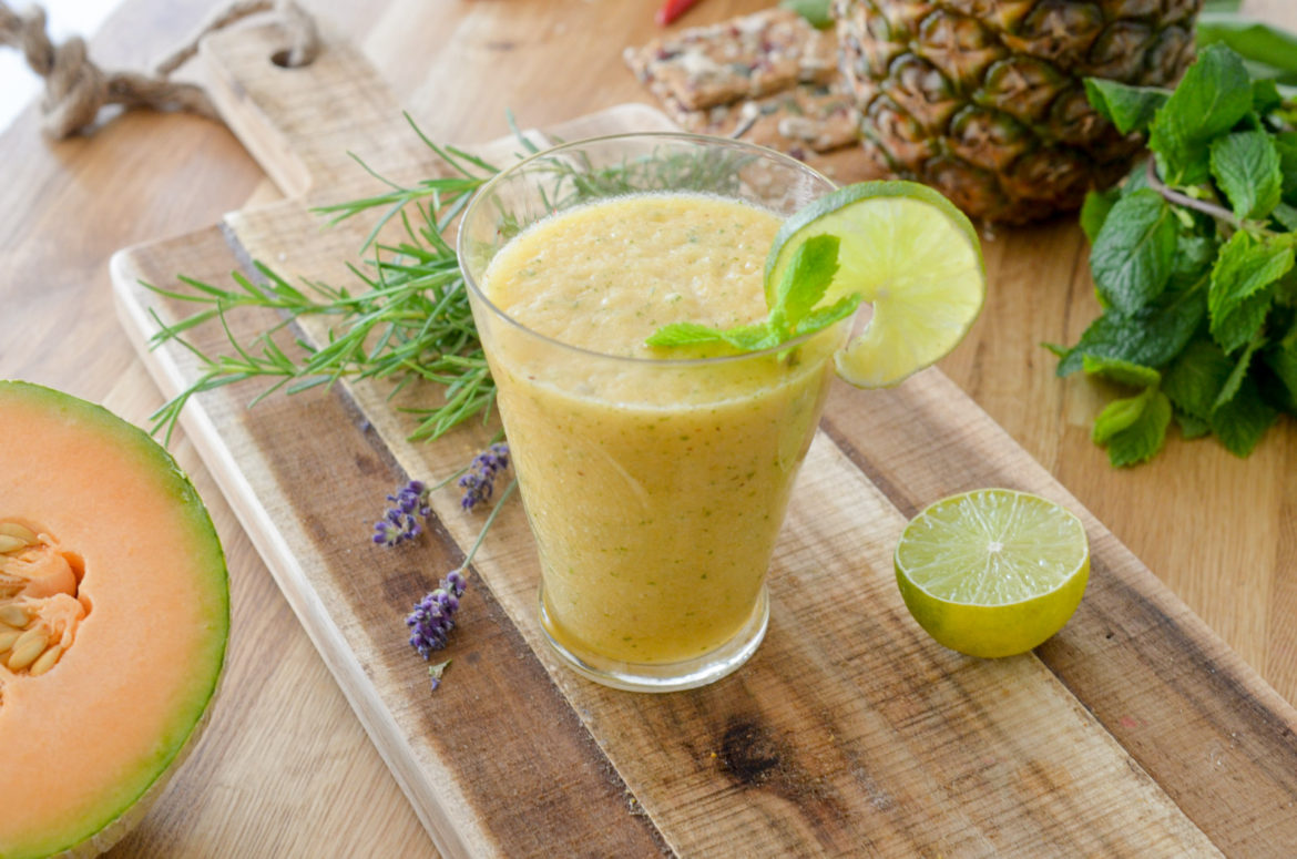 Smoothie Melon Ananas Menthe (4 Sur 8)