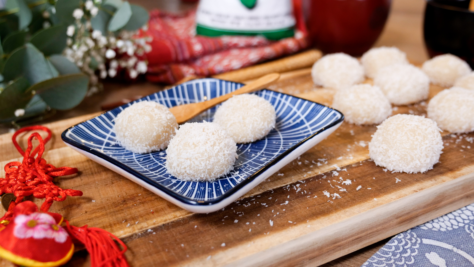 Boules de coco asiatiques à la farine de riz gluant (perles coco) comme  dans les restaurants chinois ! - Recettes de cuisine Ôdélices