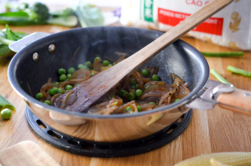 Riz sauté au boeuf à la chinoise