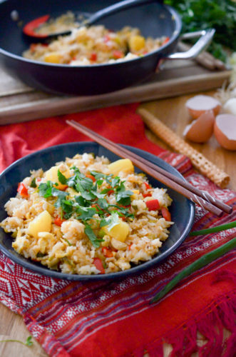 Riz sauté thaï à l'ananas