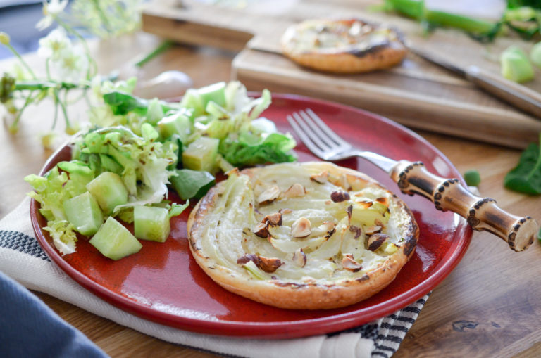 Tarte fine au fenouil