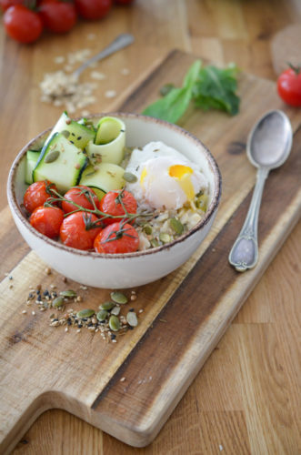 Porridge Salé aux Courgettes