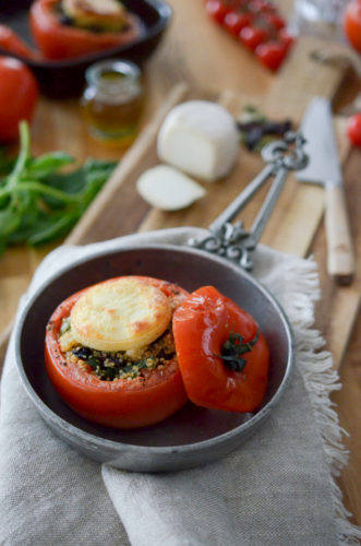 Recette Tomates Farcies Quinoa Crottin Ete 4