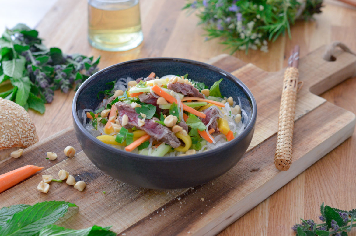 Recette Salade Boeuf Thai 3