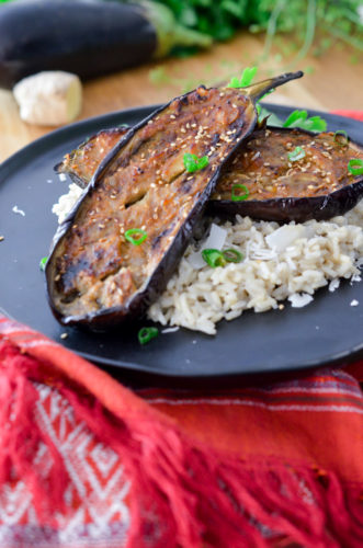 Recette Aubergines Miso Vegan 8