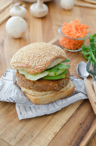 Recette Burgur Vegan Champignons Miso 4