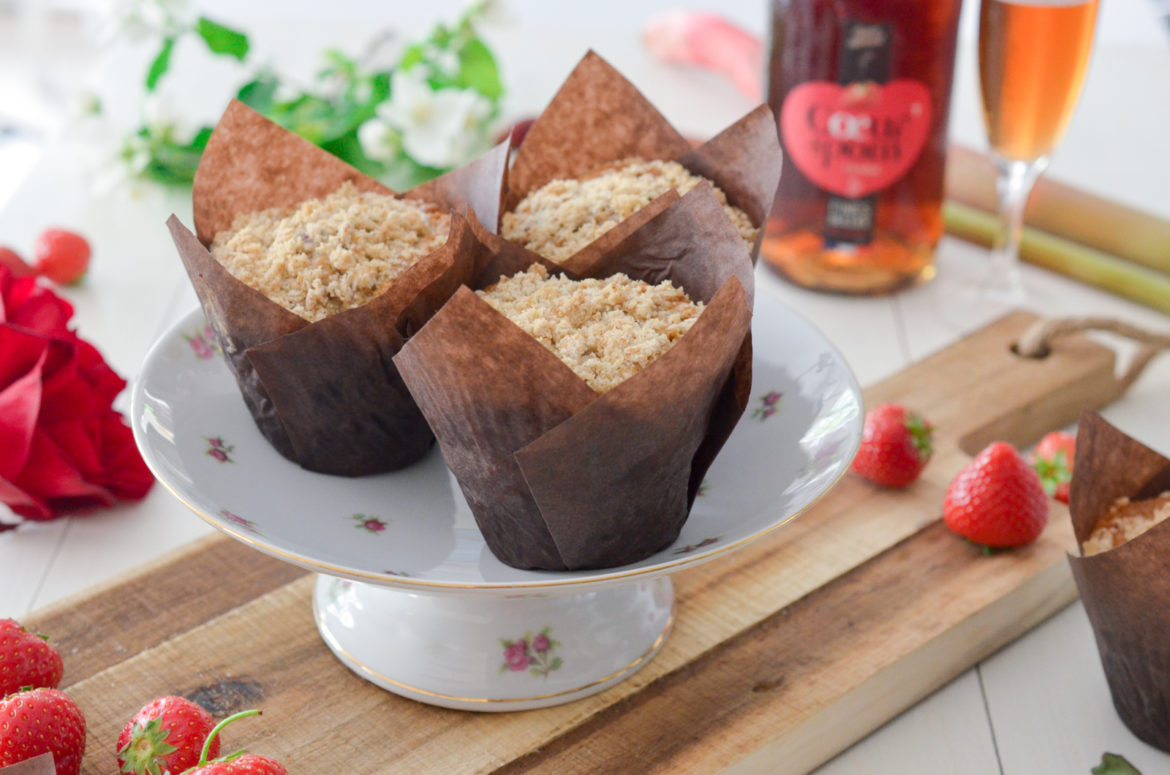 Recette Muffins Fraise Rhubarbe Coeur De Pom 3