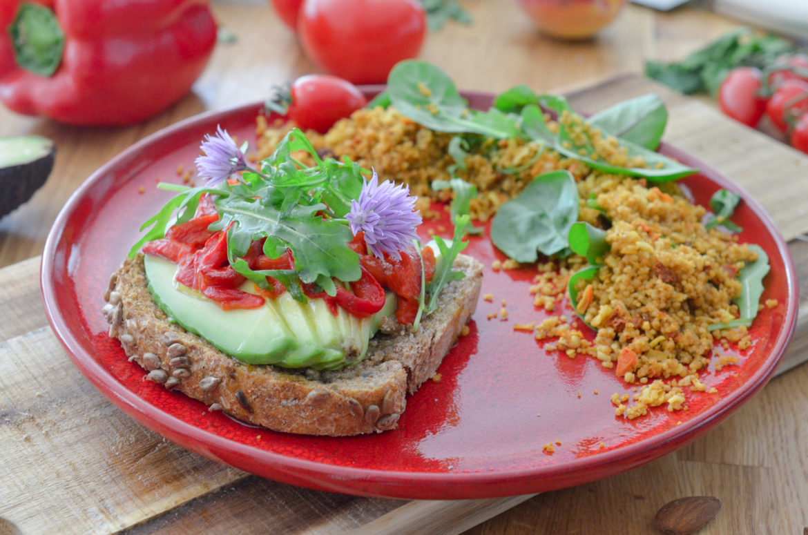 Recette Tartines Avocat Poivron