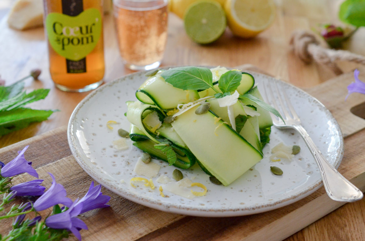 Recettes Salade Courgettes Citron Parmesan Coeur De Pom 12