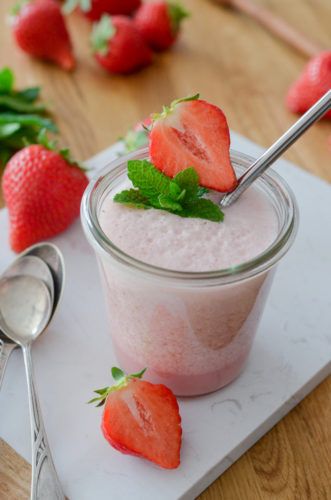 Smoothie Fraise Amande Miel 4