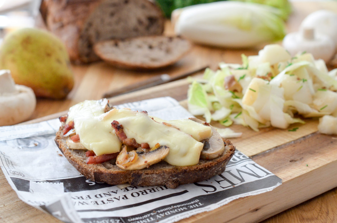 Recette Tartine Lardons