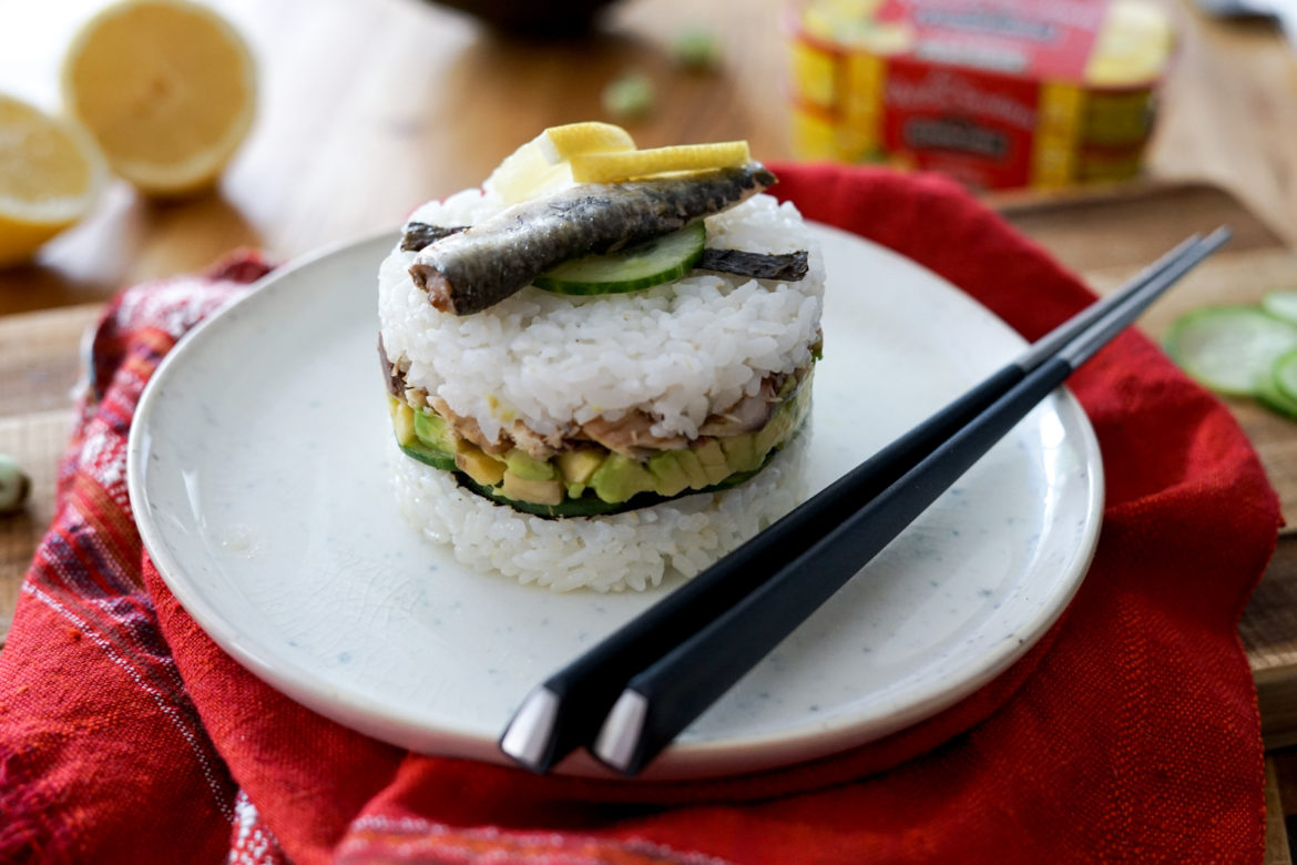 Recette Sushi Cake Sardines Citron Connetable 16