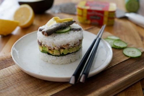 Recette Sushi Cake Sardines Citron Connetable 3